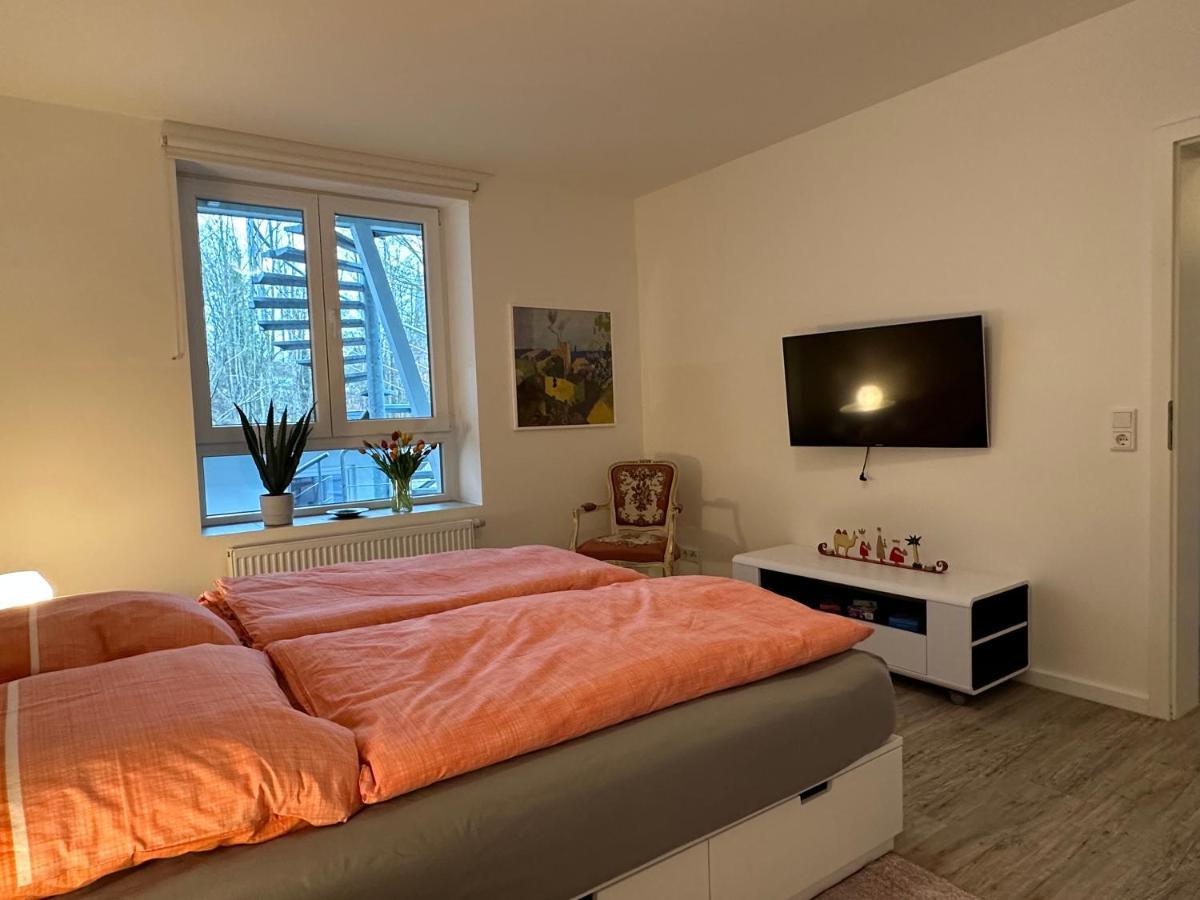 弗伦斯堡Am Kleinen Muehlenteich - Zentrale Ruhige Lage Mit Parkplatz Und Fahrraedern公寓 外观 照片